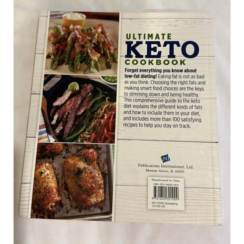 Ultimate Keto Cookbook 100+ Low Carb Recipes Paperback Cookbook